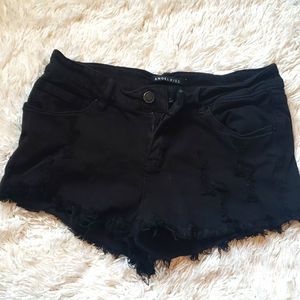 Black Cute Shorts Size 7